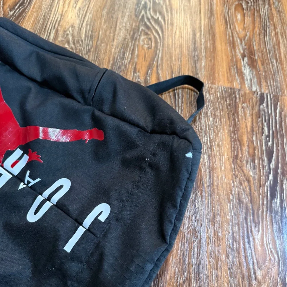 Jordan Jumpman Backpack Black Red Large Laptop Sleeve 0318-023 Sport Bag
